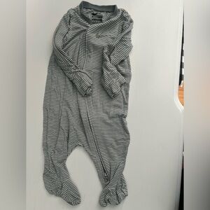 Nike Green Striped Footie